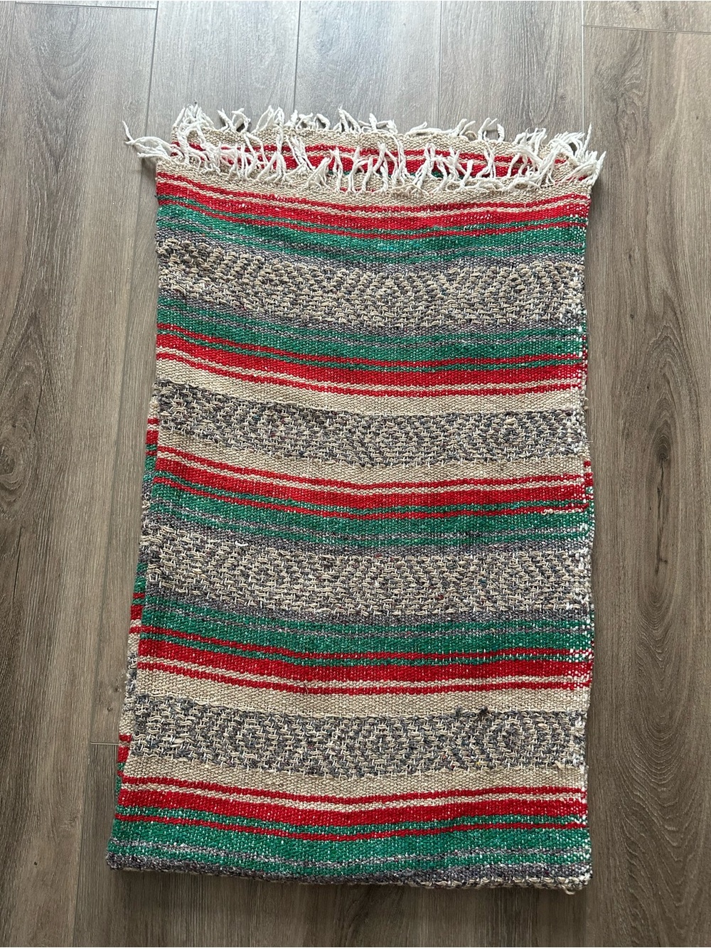 AUTHENTIC MEXICAN Handwoven Cotton Throw